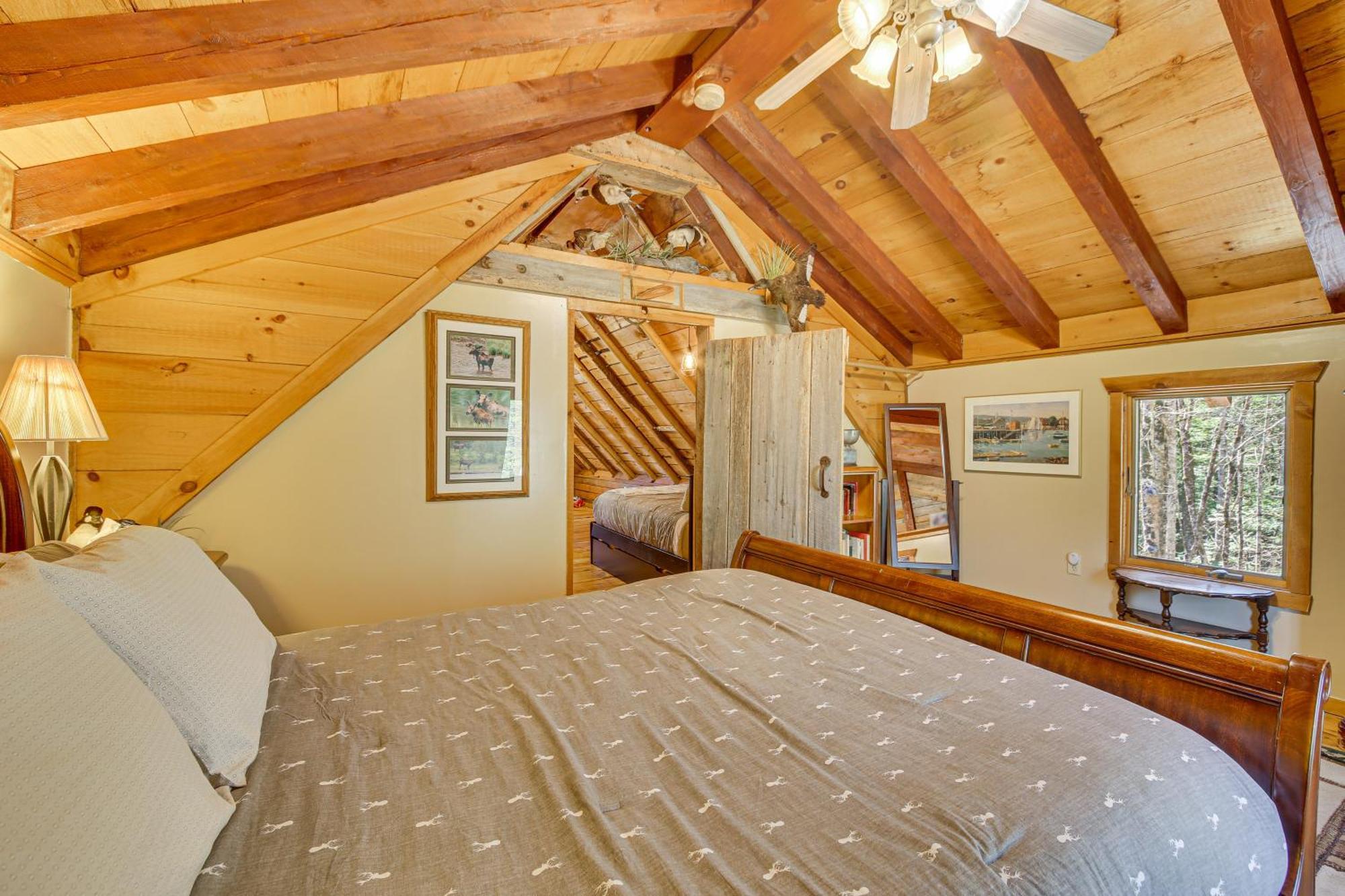 Rustic Searsport Cabin Loft And Sunroom On 10 Acres Exteriér fotografie