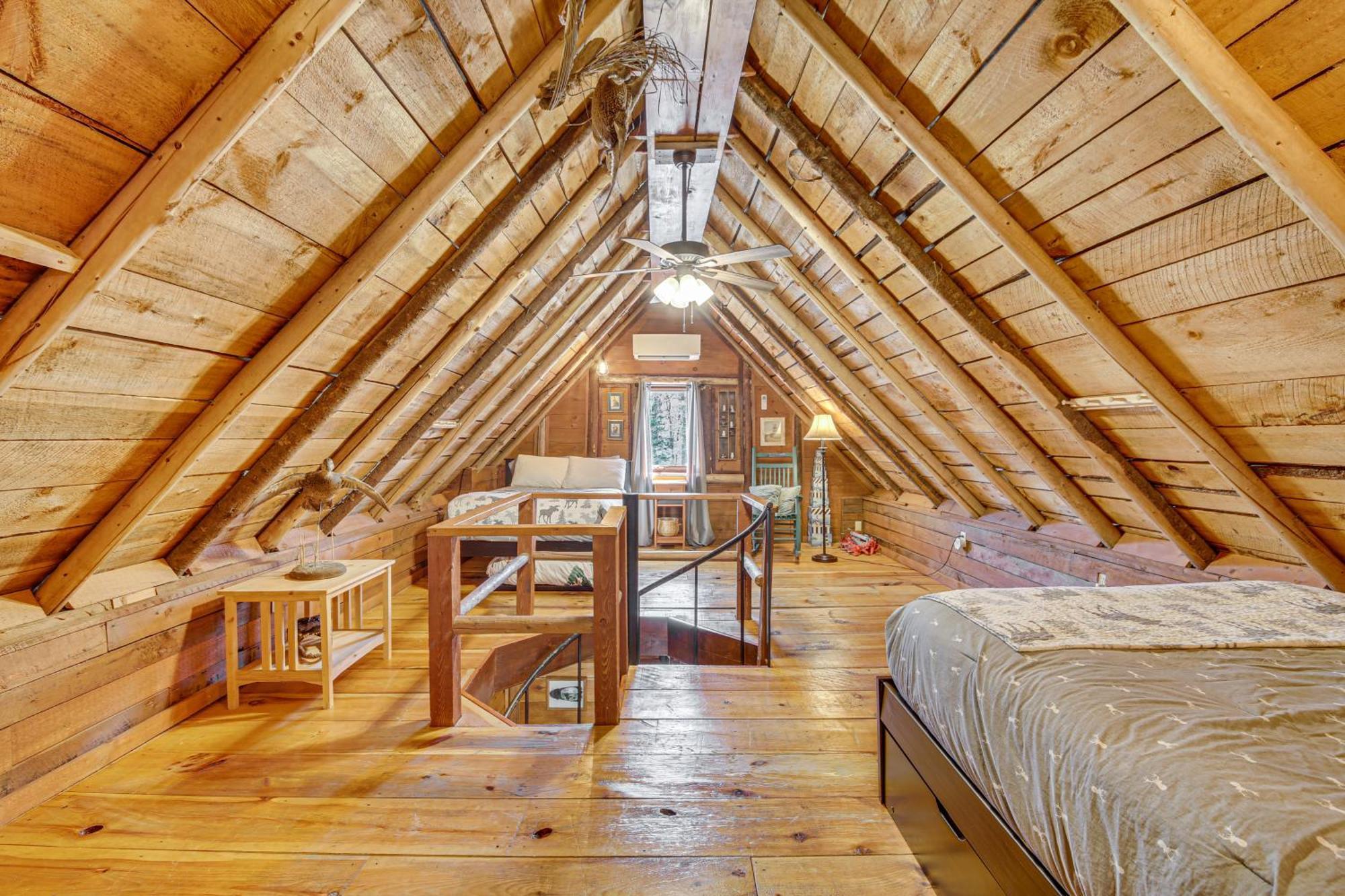 Rustic Searsport Cabin Loft And Sunroom On 10 Acres Exteriér fotografie