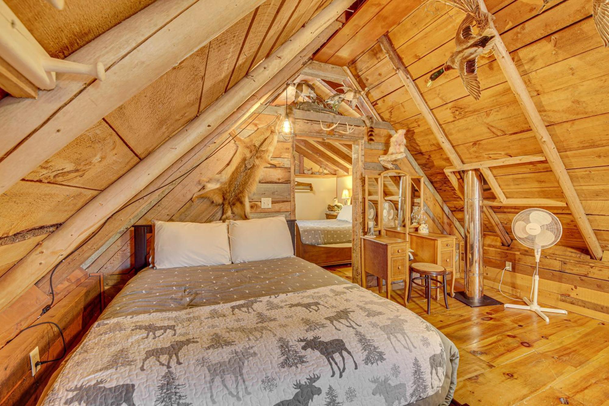 Rustic Searsport Cabin Loft And Sunroom On 10 Acres Exteriér fotografie