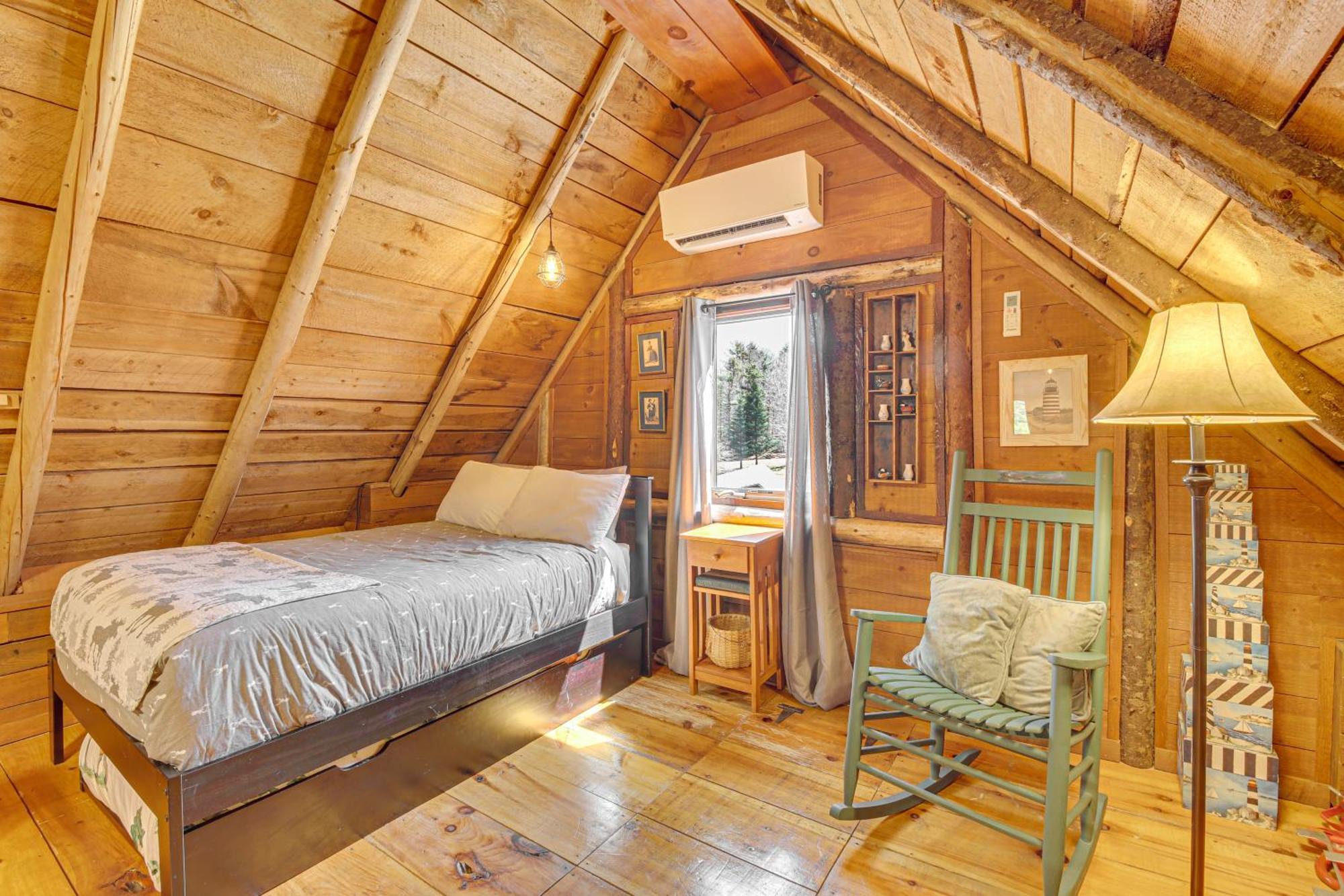Rustic Searsport Cabin Loft And Sunroom On 10 Acres Exteriér fotografie