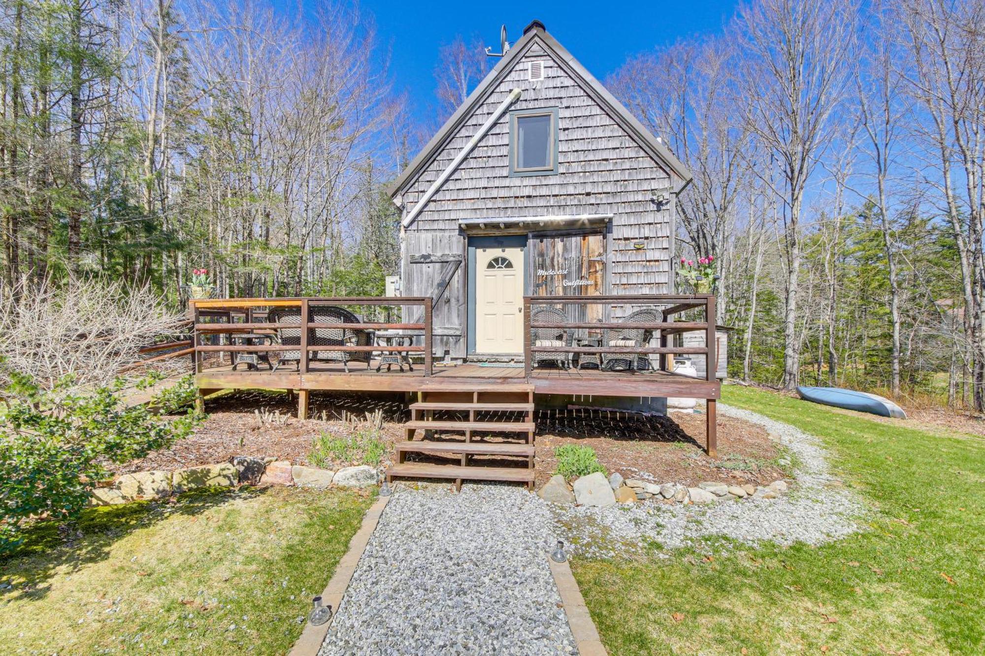 Rustic Searsport Cabin Loft And Sunroom On 10 Acres Exteriér fotografie