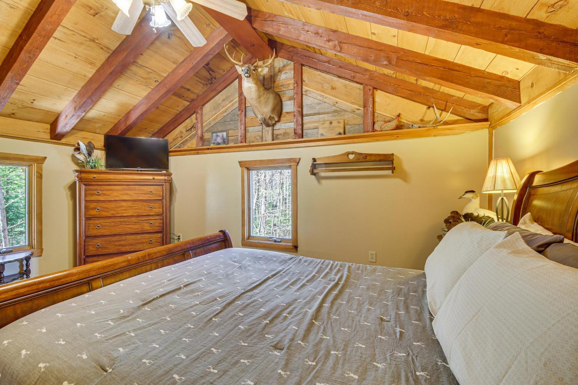 Rustic Searsport Cabin Loft And Sunroom On 10 Acres Exteriér fotografie