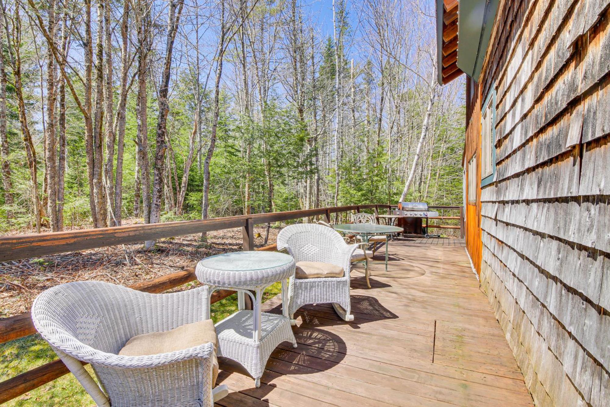 Rustic Searsport Cabin Loft And Sunroom On 10 Acres Exteriér fotografie