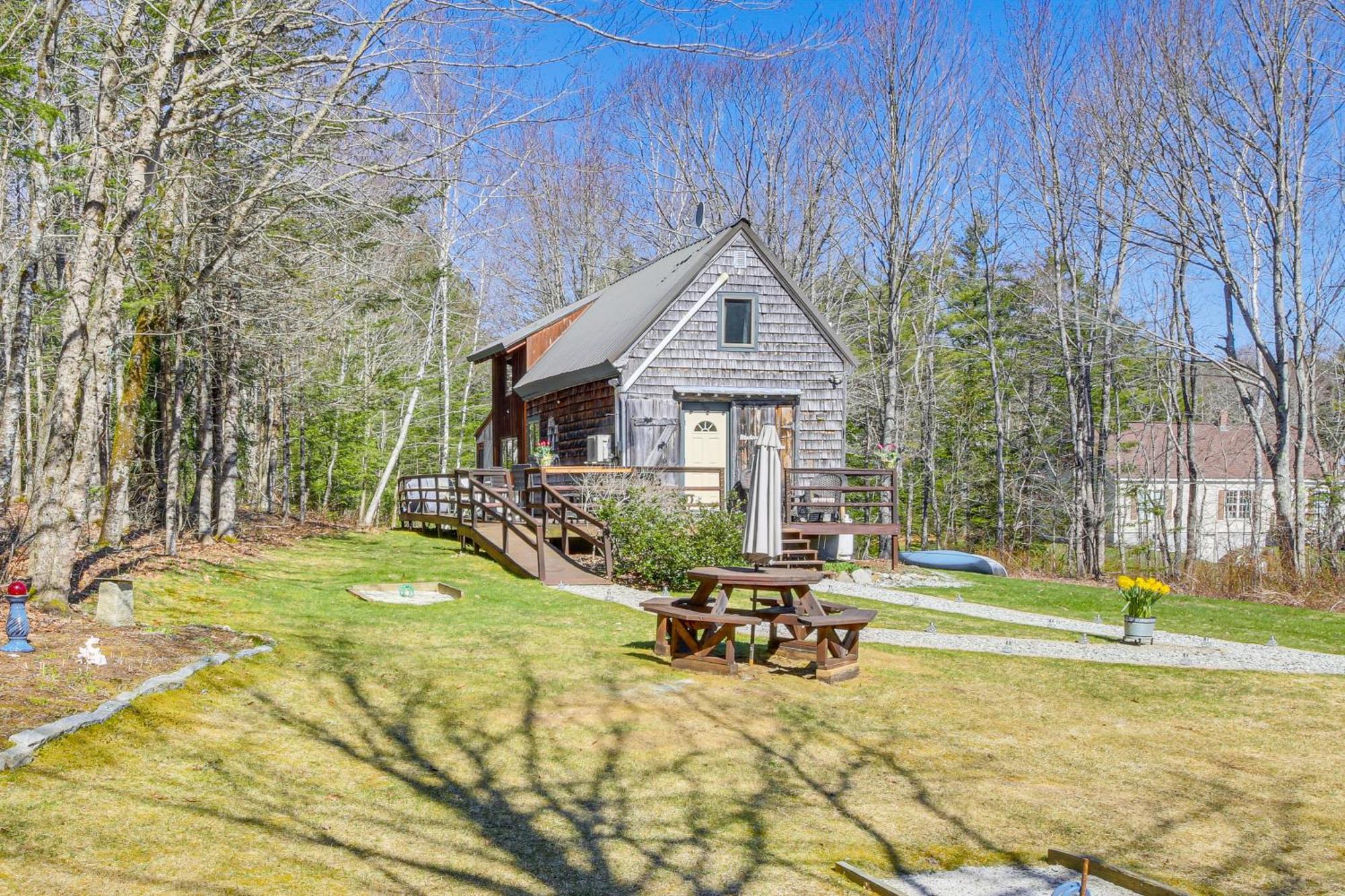 Rustic Searsport Cabin Loft And Sunroom On 10 Acres Exteriér fotografie