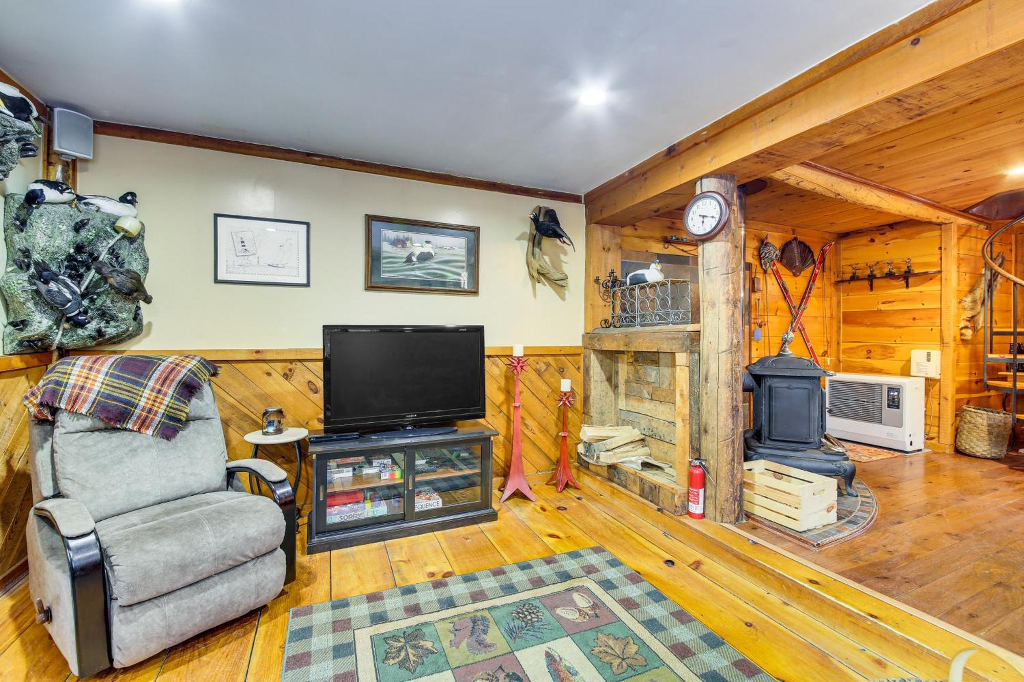 Rustic Searsport Cabin Loft And Sunroom On 10 Acres Exteriér fotografie